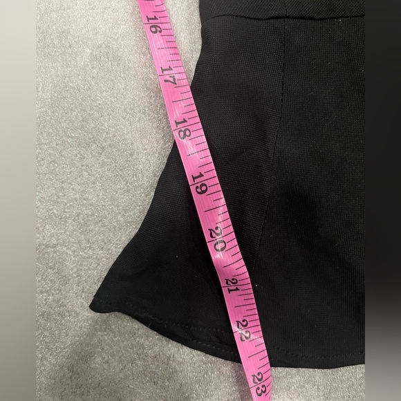 [US8]Anthropologie Elevenses Elegant Black Linen Blend Flared WMN Jumpsuit Pants - Picture 7 of 8